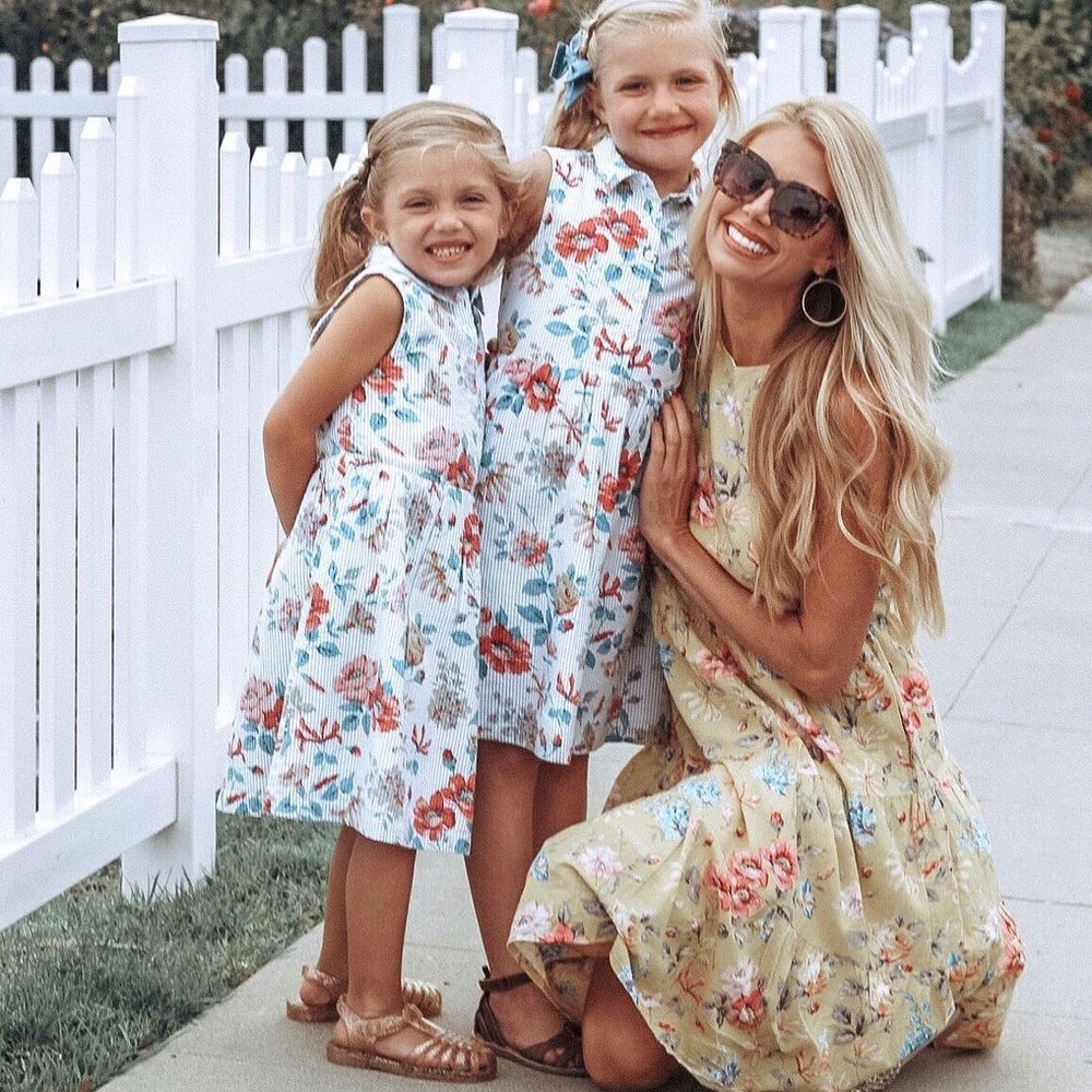 Cath Kids floral, sleeveless dress